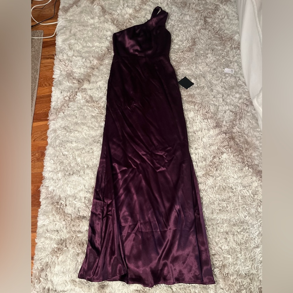 Lulus One Shoulder Gown